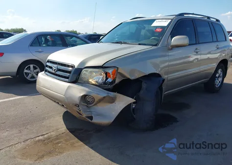 2005 Toyota Highlander V6 from USA, damaged, VIN JTEDP21A850086211